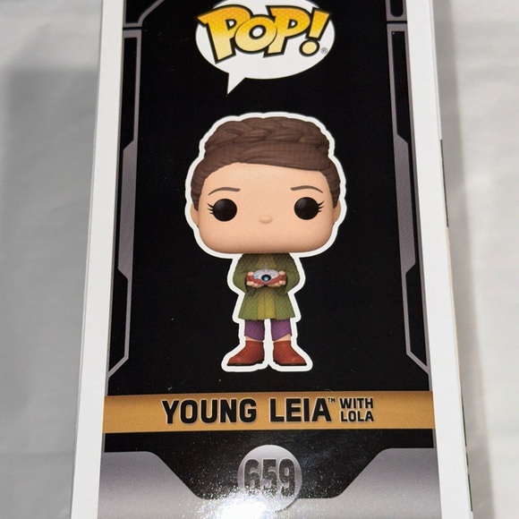 Funko Pop! Vinyl Young Leia With Lola #659 Star Wars - Comic-Con Limited Edition - Picture 3 of 3